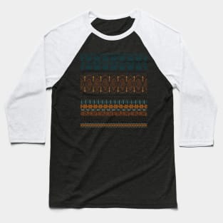 Mythical Dwarf Sweater Pattern Baseball T-Shirt